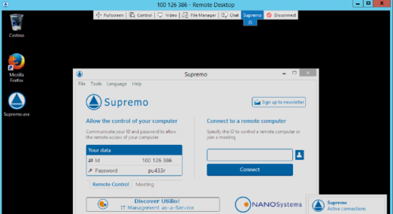 Screenshot 2 for Supremo Remote Desktop