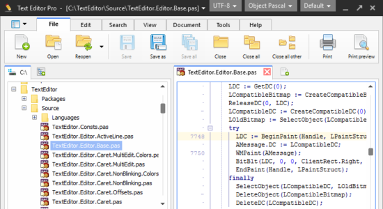 Screenshot 1 for Text Editor Pro