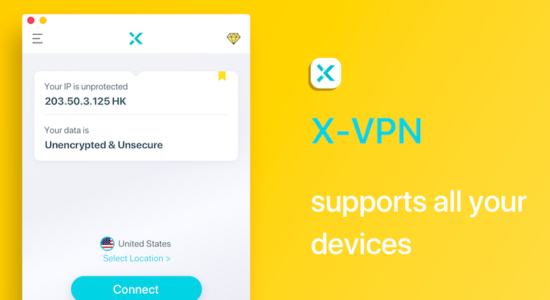 Screenshot 1 for X-VPN