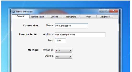 Screenshot 1 for Viscosity VPN
