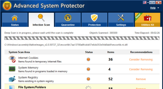 Screenshot 2 for Advanced System Protector