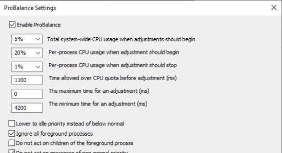Screenshot 2 for CPUBalance
