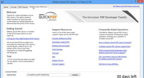 Screenshot 1 for Quick PDF Library