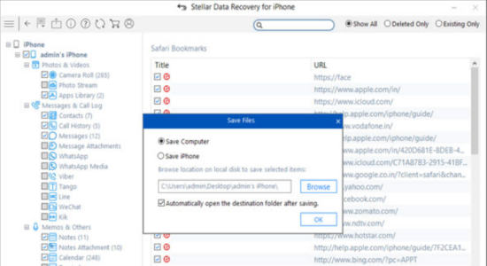 Screenshot 2 for Stellar Data Recovery for iPhone