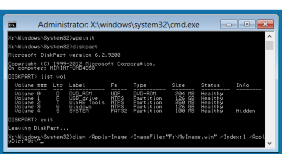 Screenshot 1 for WinPE (Windows PE)