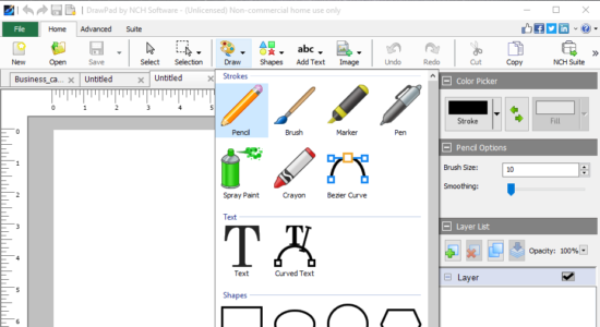 Screenshot 2 for DrawPad Graphic Editor