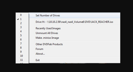 Screenshot 1 for DVDFab Virtual Drive