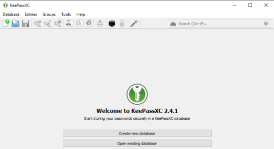Screenshot 1 for KeePassXC