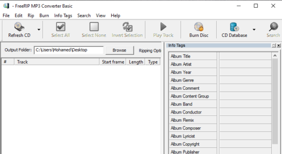 Screenshot 1 for FreeRIP MP3 Converter