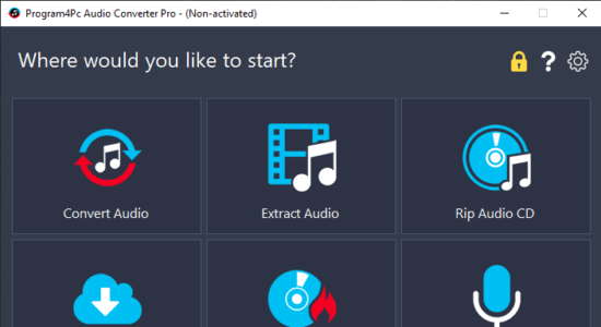 Screenshot 1 for Program4Pc Audio Converter Pro