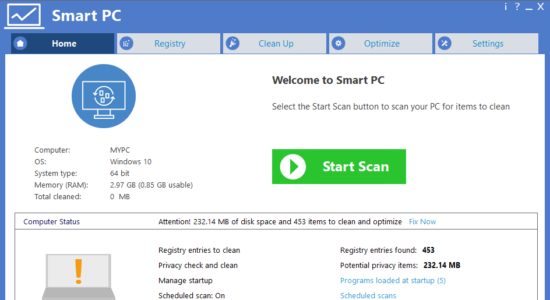 Screenshot 1 for Smart PC