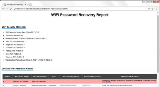 Screenshot 2 for WiFi Password Recovery Pro