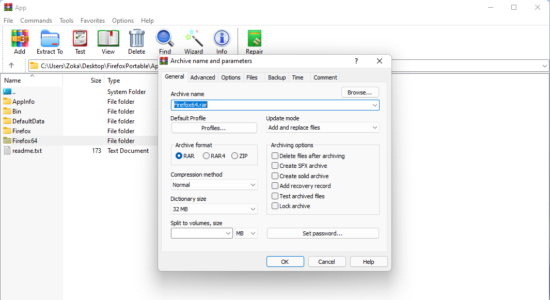 WinRAR Screenshot 2 for Windows 11