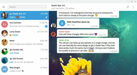 Telegram Desktop Screenshot 1 for Windows 11
