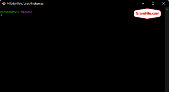 Git BASH Screenshot 1 for Windows 11