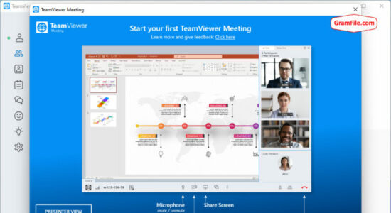 TeamViewer Meeting Screenshot 1 for Windows 11